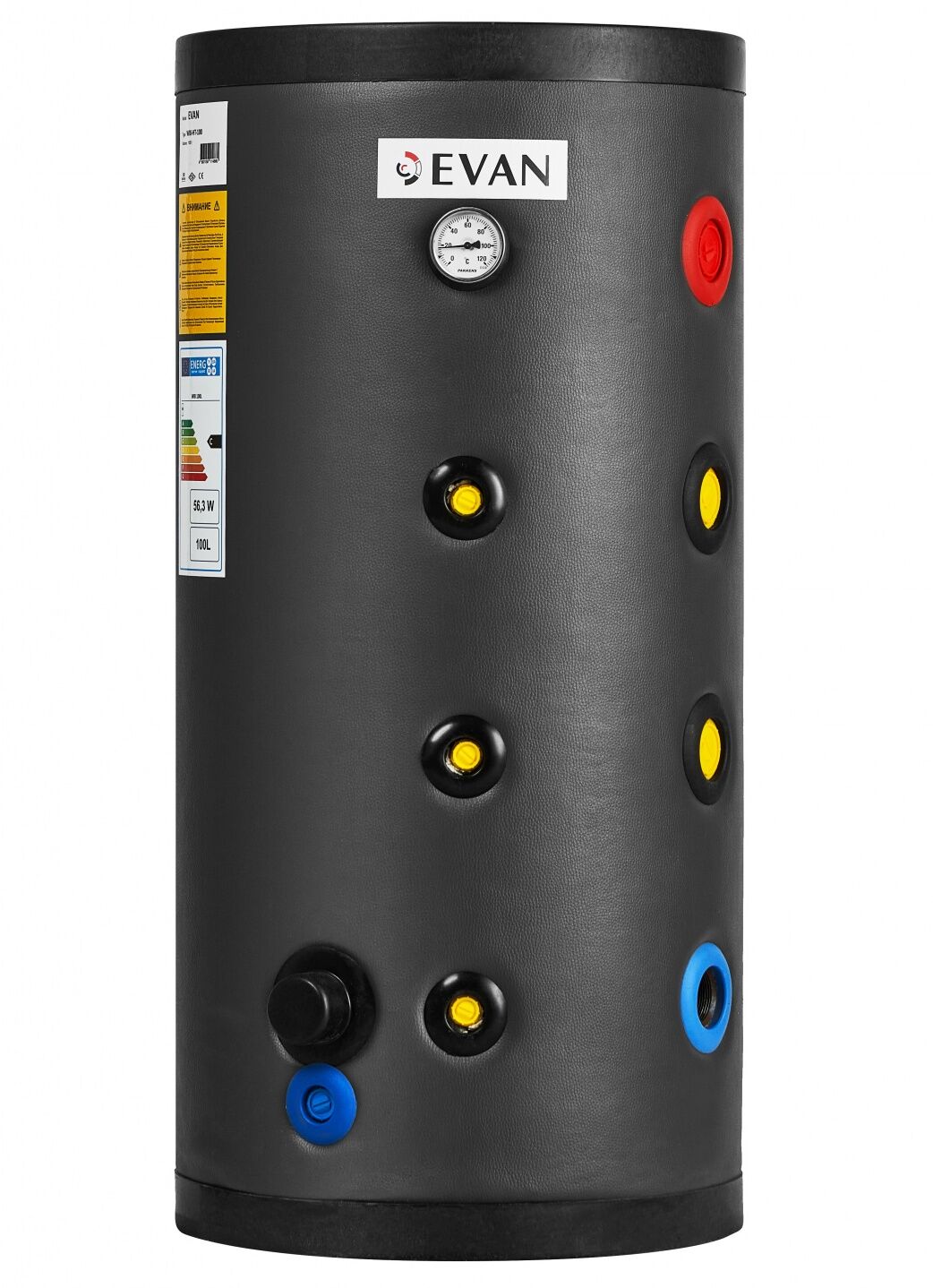 Теплоаккумулятор буферный бак 1000 л EVAN WBI-HT-1000