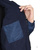Куртка ПРАГА-ЛЮКС короткая с капюшоном, темно-синяя #7