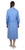 Халат женский с рельефами голубой СТ #2