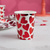 Набор тарелок бумажных, с фольгированным слоем, с сердечками, 2 цвета, красный, розовый, 20 см, 6 шт #11