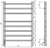Полотенцесушитель Grois Laura GR-132 500×800 П8 black mat (подключение левое) #3