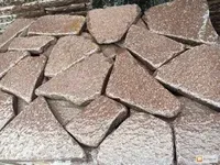 Камень природный Лемезит галтованный Бордо 20 -25мм 2