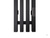 Полотенцесушитель Grois Quartet GR-125 180×1500 black mat (подключение правое) #2