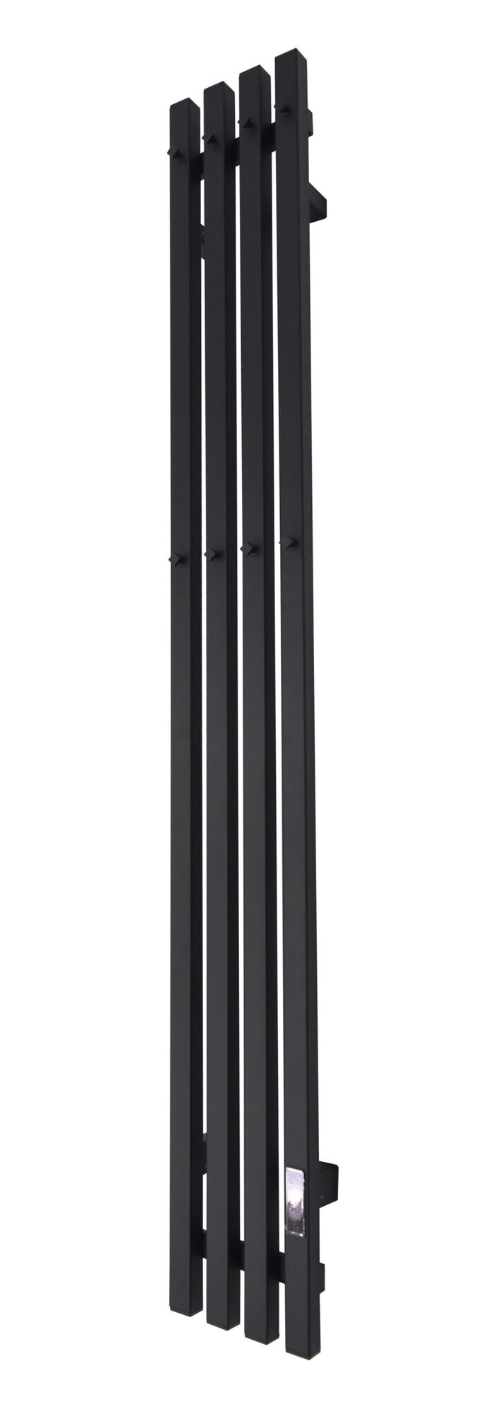 Полотенцесушитель Grois Quartet GR-125 180×1500 black mat (подключение правое)
