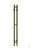 Полотенцесушитель Grois Orso GR-134 110Х1200 П3 (КРУГ) bronze (подключение правое) #1