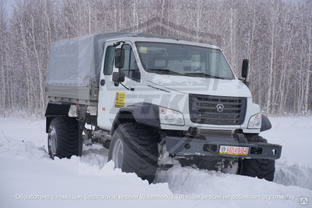 Снегоболотоход Газ Садко Некст С42А43 с шинами низкого давления 