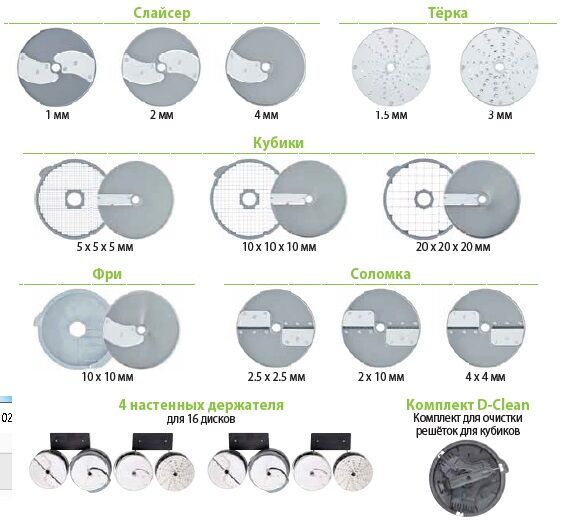 Комплект дисков Multicut из 16 дисков с покрытием Mineral+