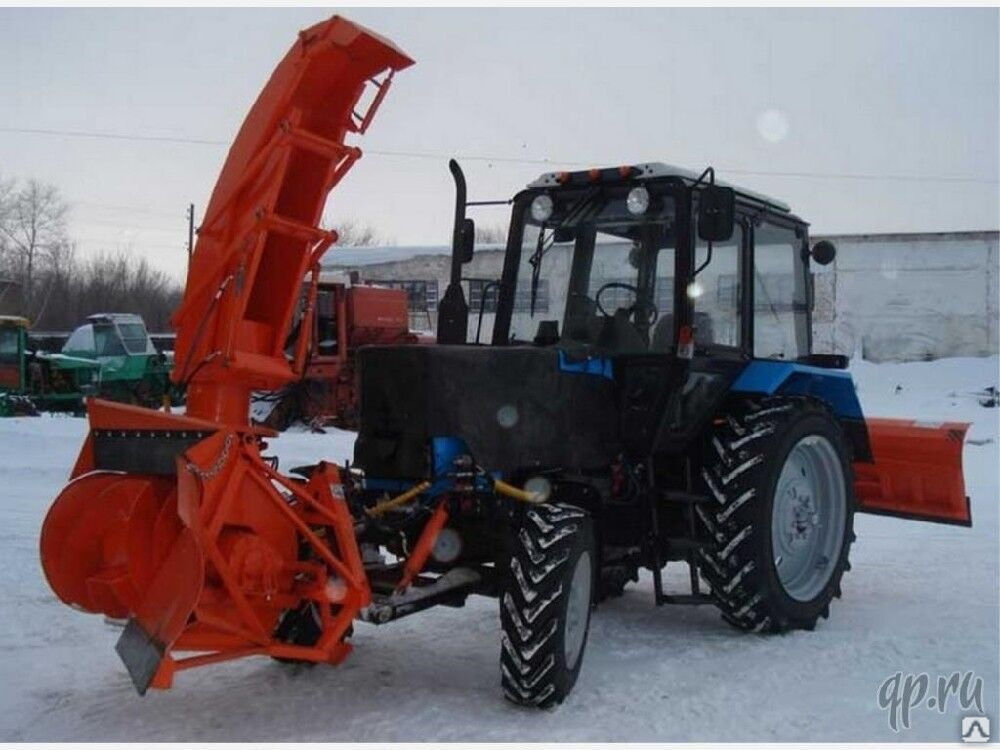 Аренда снегоуборочной машины су 2.1 ом на базе трактора беларус мтз 82.1