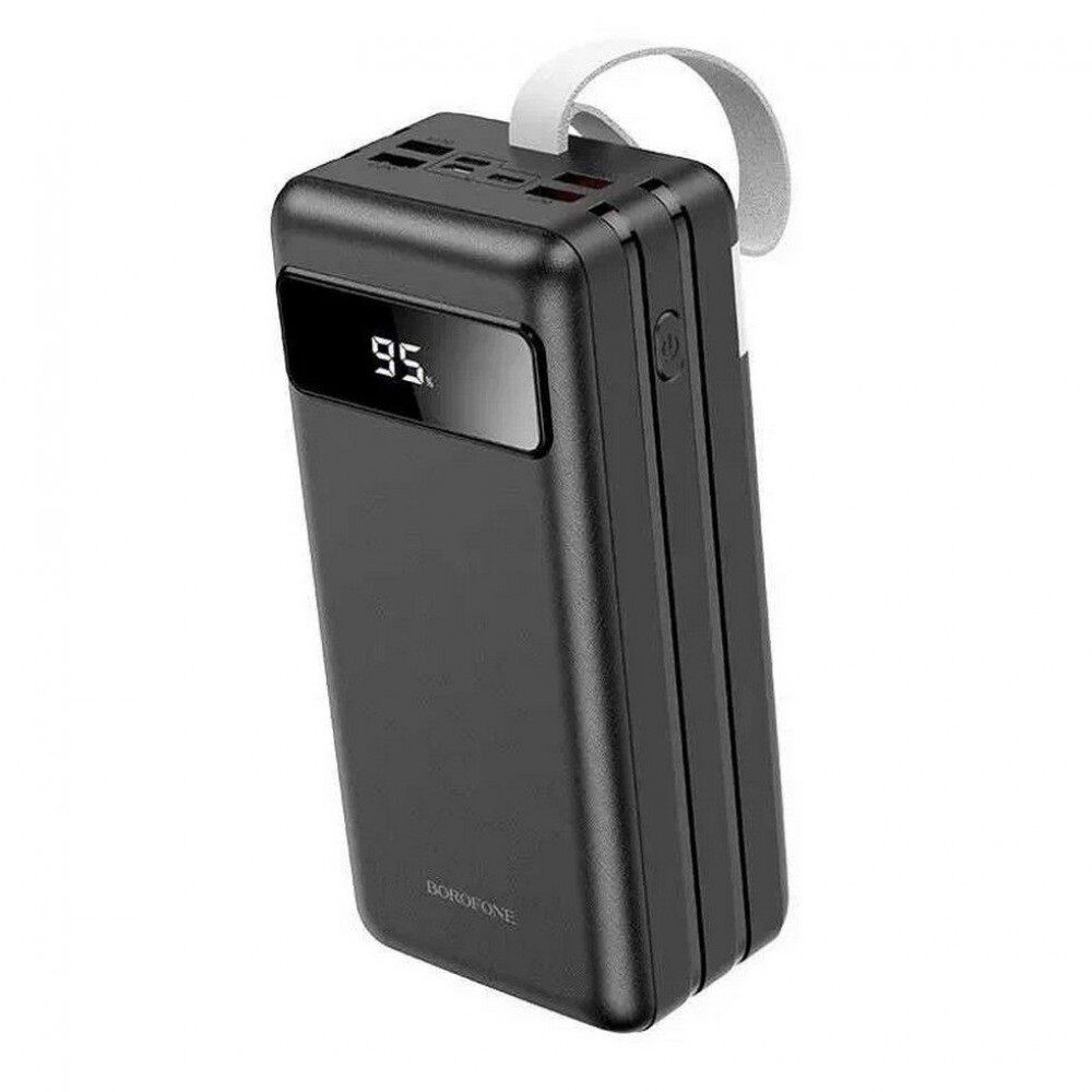 Портативный аккумулятор 80000mAh 2гн.USB 2,1A,1гн.USB 22,5W,гнType-C 20W, чёрный 7в1 DBT13 BoroFone 1