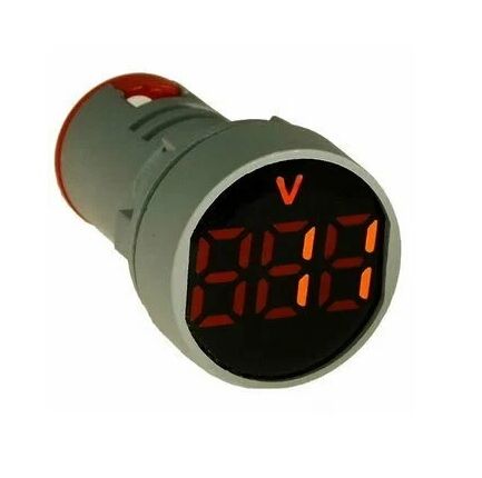 Цифровой LED вольтметр DMS-105, цвет индикаци красный