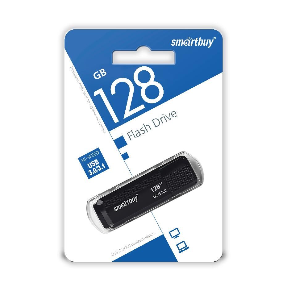 USB 3.0 Flash накопитель 128GB SmartBuy Dock, чёрный 4