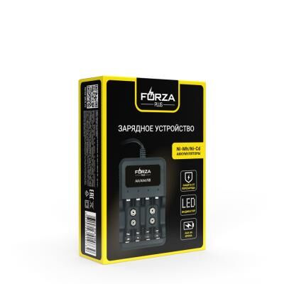 FORZA Зарядное устройство для аккумуляторов AA/AAA - до 4шт, кабель 70см, вилка 220в #2