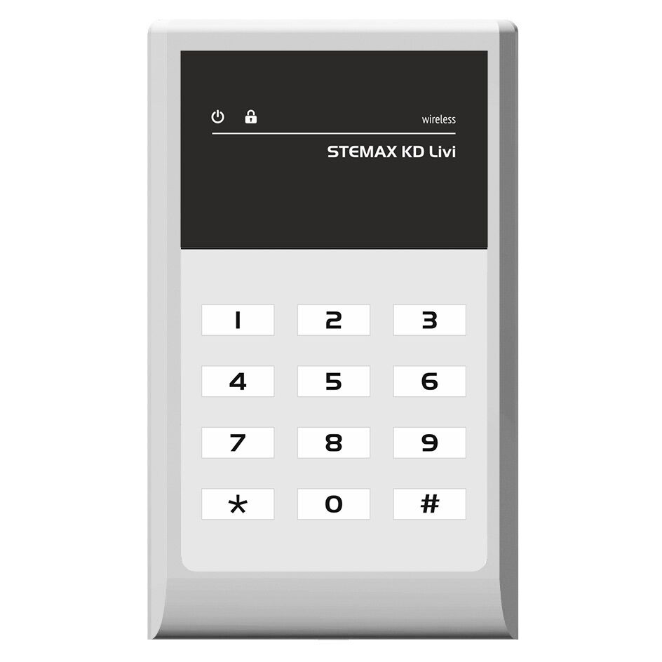 STEMAX KD Livi (серый), беспроводная кнопочная кодовая панель