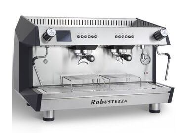 Кофемашина Robustezza BZA2E автомат черная/сталь дисплей+высокие группы+экономайз+подсвет мультифазная