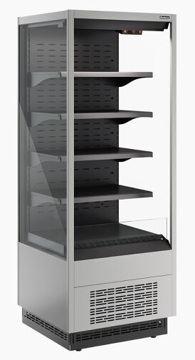 Витрина холодильная открытая Carboma Cube 2 FC20-07 VM 0,7-2 (версия 2.0) (9006-9005)