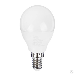 FORZA Лампа светодиодная G45 9W, E14, 4200К #1