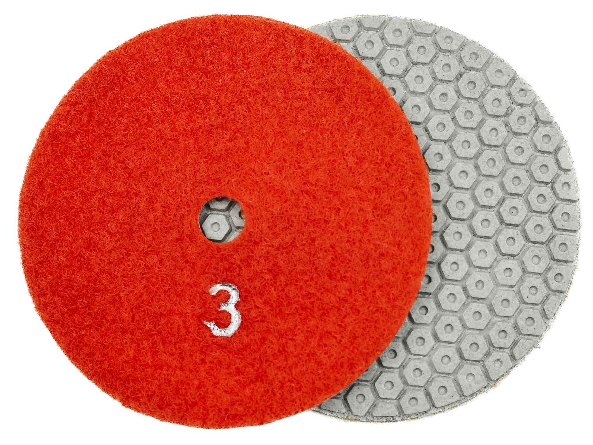 Алмазные гибкие диски №3, Ø 100, 5 шагов "миниболты" сухие 1 шт