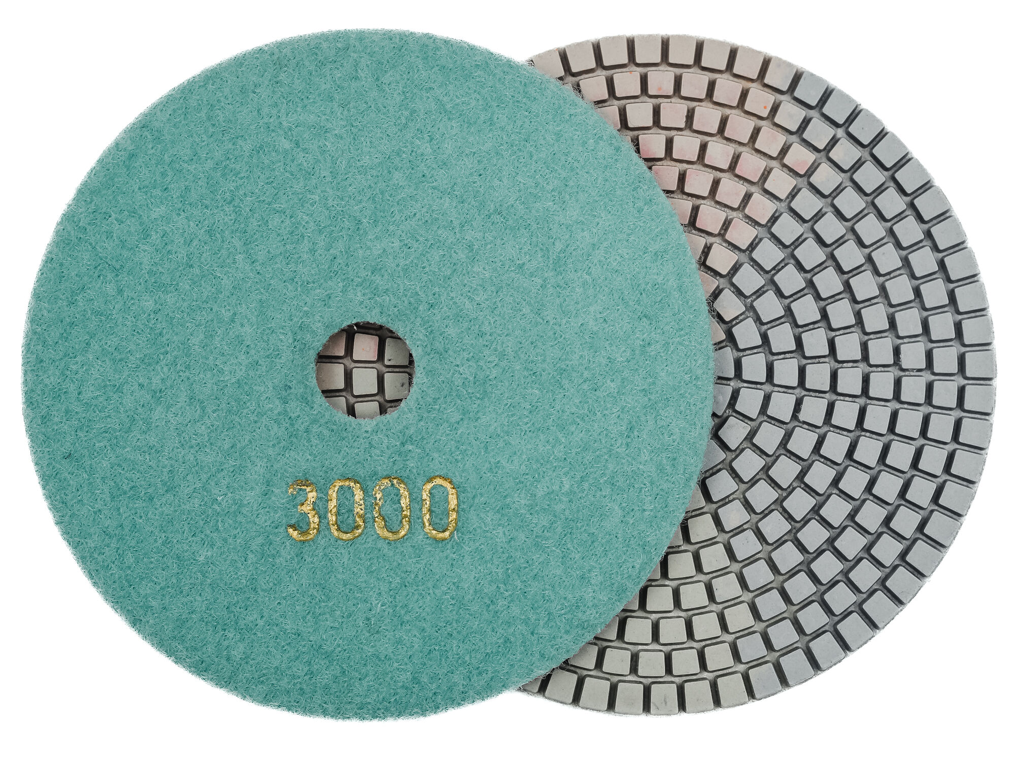 Алмазные гибкие диски № 3000 Ø 125 "3color" c водяным охлаждением 1 шт