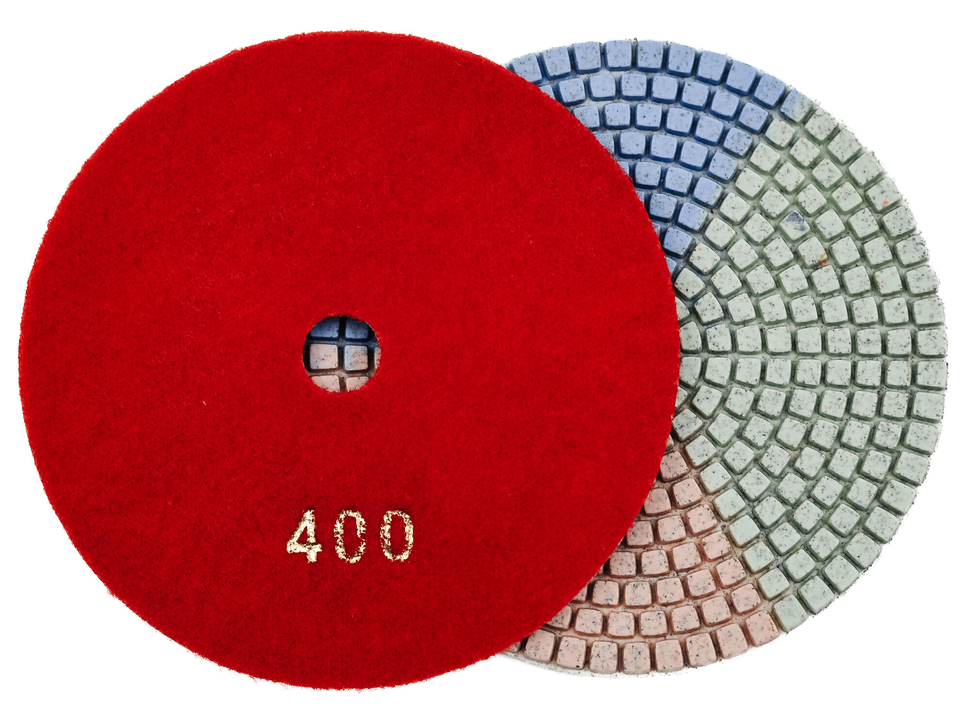 Алмазные гибкие диски № 400 Ø 125 "3color" c водяным охлаждением 1 шт