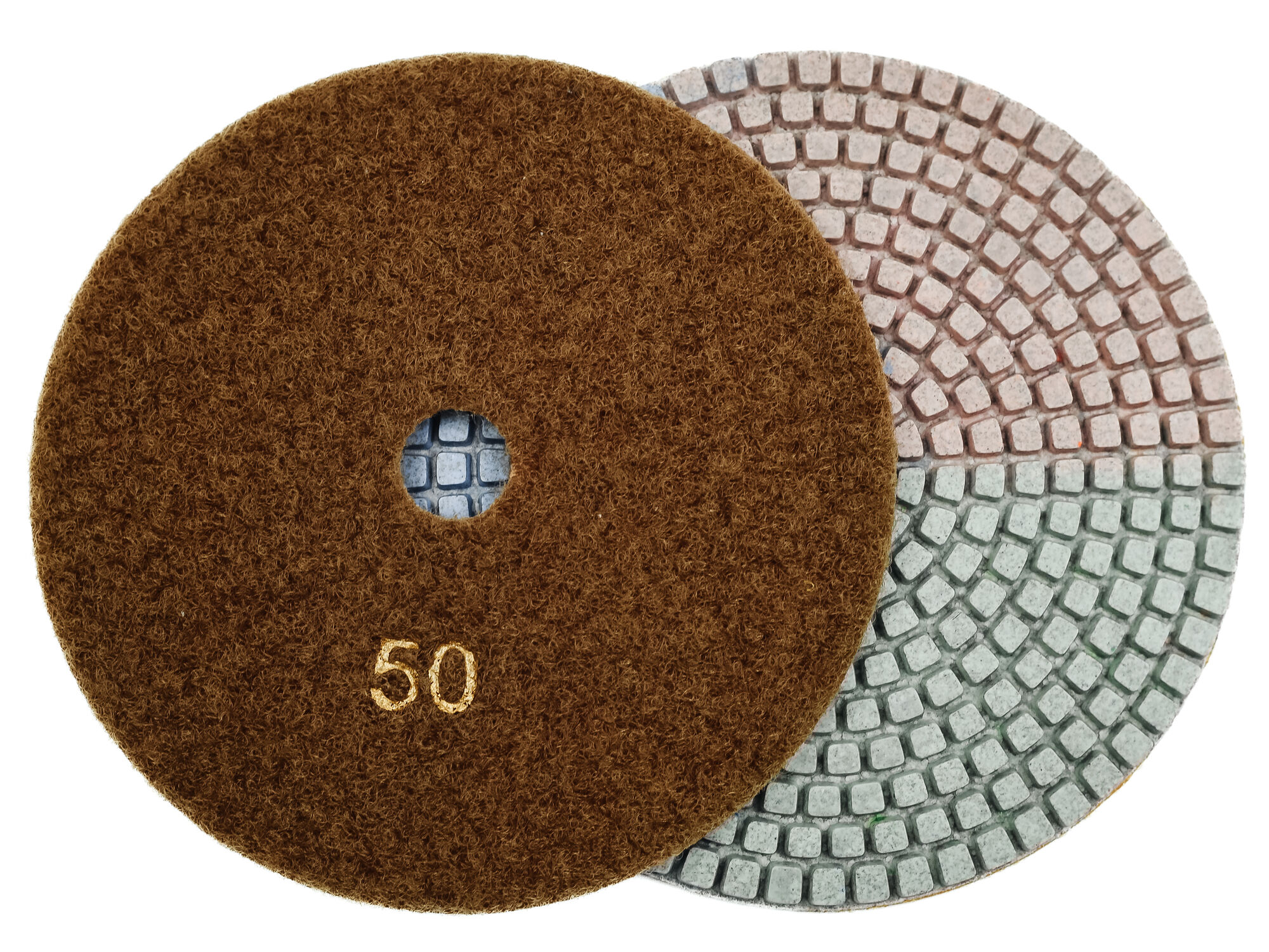 Алмазные гибкие диски № 50 Ø 125 "3color" c водяным охлаждением 1 шт
