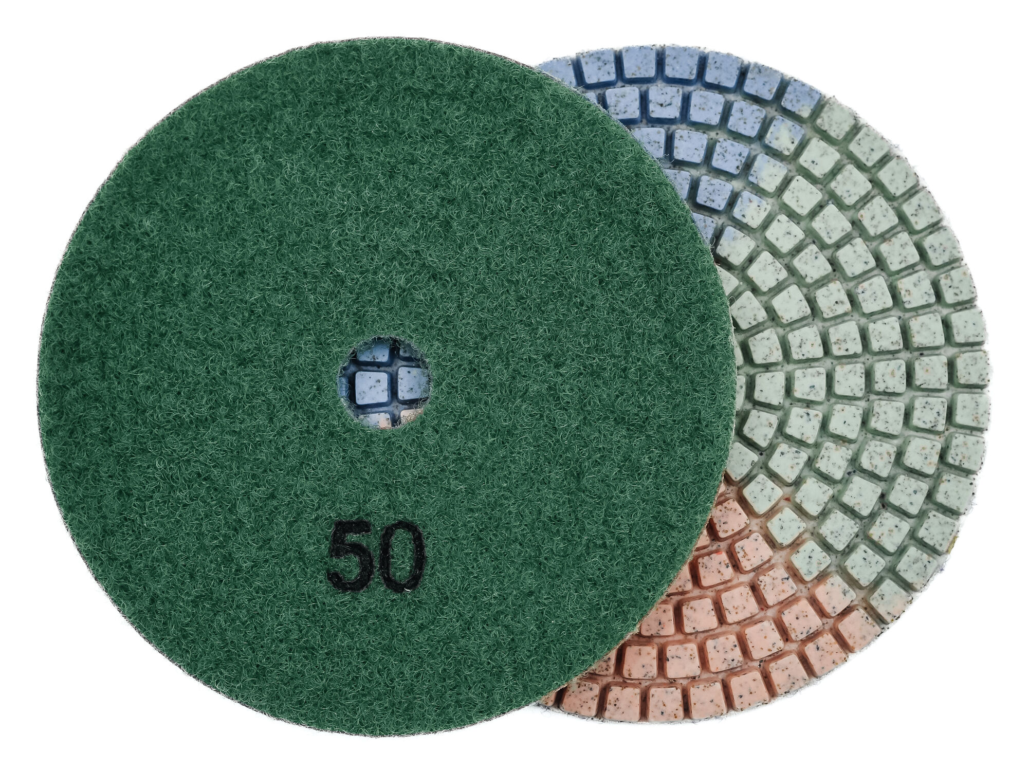 Алмазные гибкие диски № 50 Ø 100 "3color" c водяным охлаждением 1 шт