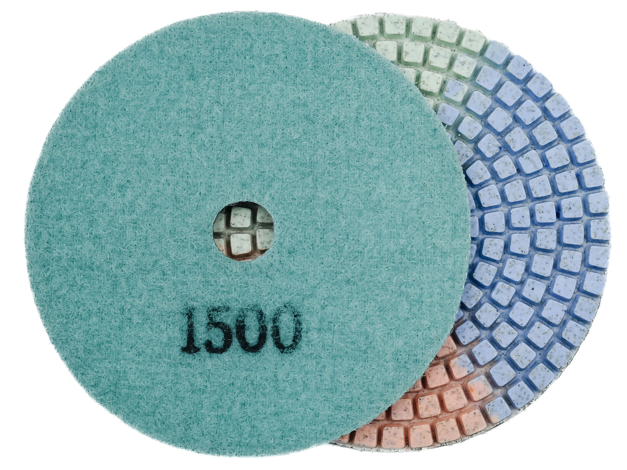 Алмазные гибкие диски № 1500 Ø 100 "3color" c водяным охлаждением 1 шт