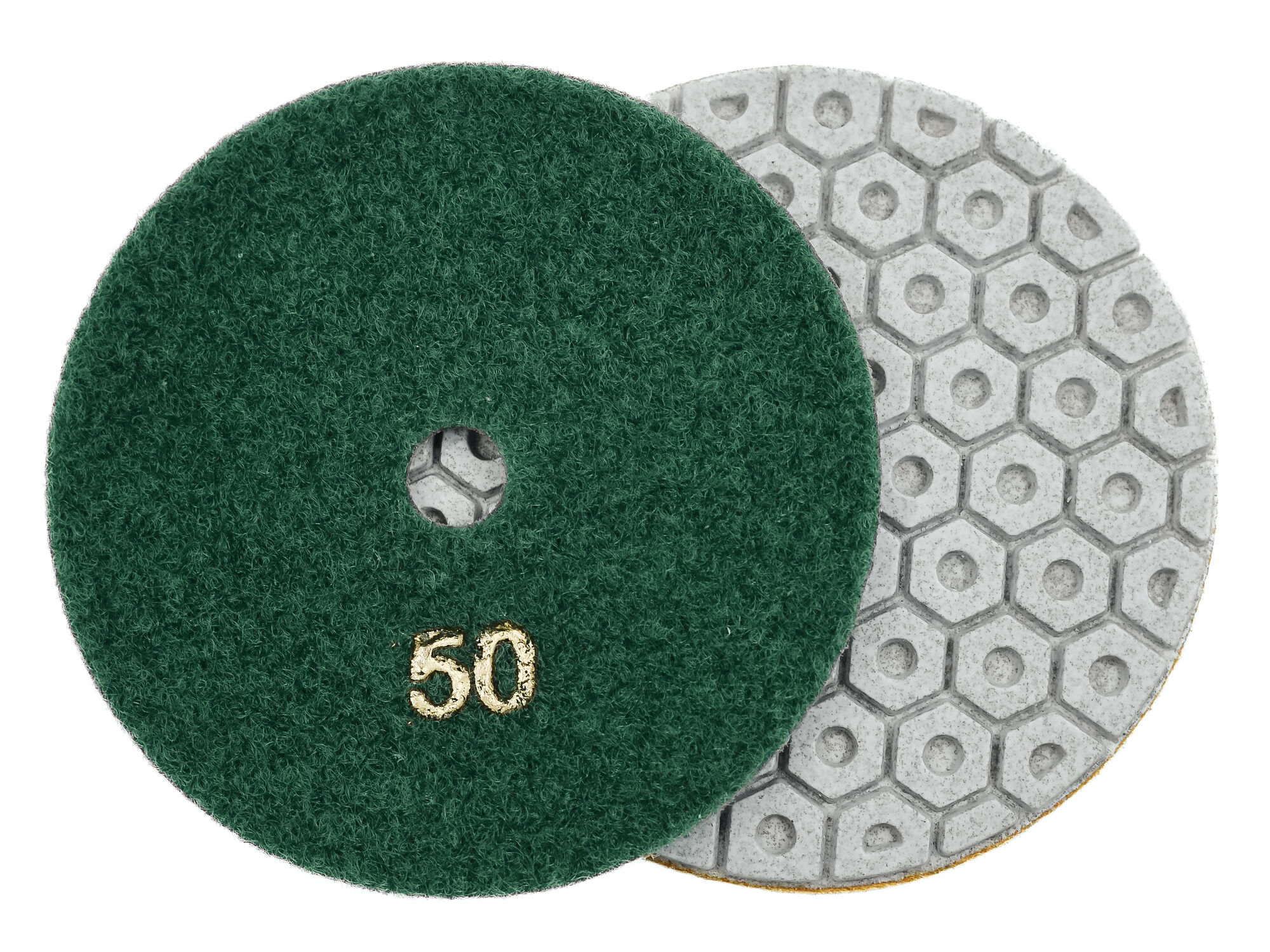 Алмазные гибкие диски "гайки" № 50 ф100, c водяным охлаждением 7 номеров, 1 шт