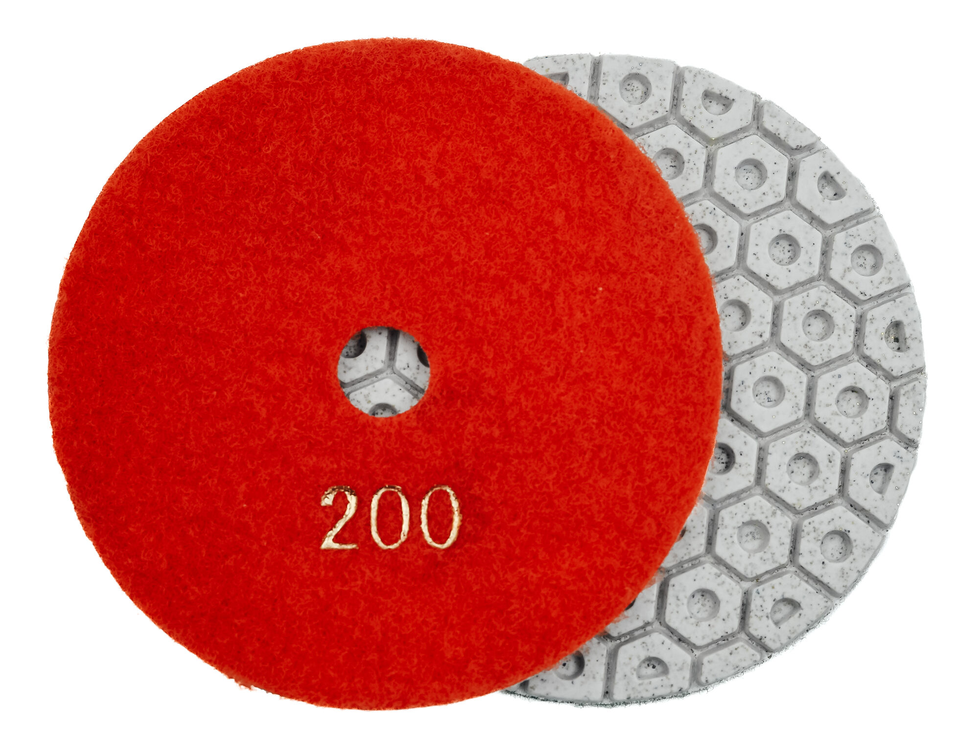 Алмазные гибкие диски "гайки" №200 ф100, c водяным охлаждением 7 номеров, 1 шт