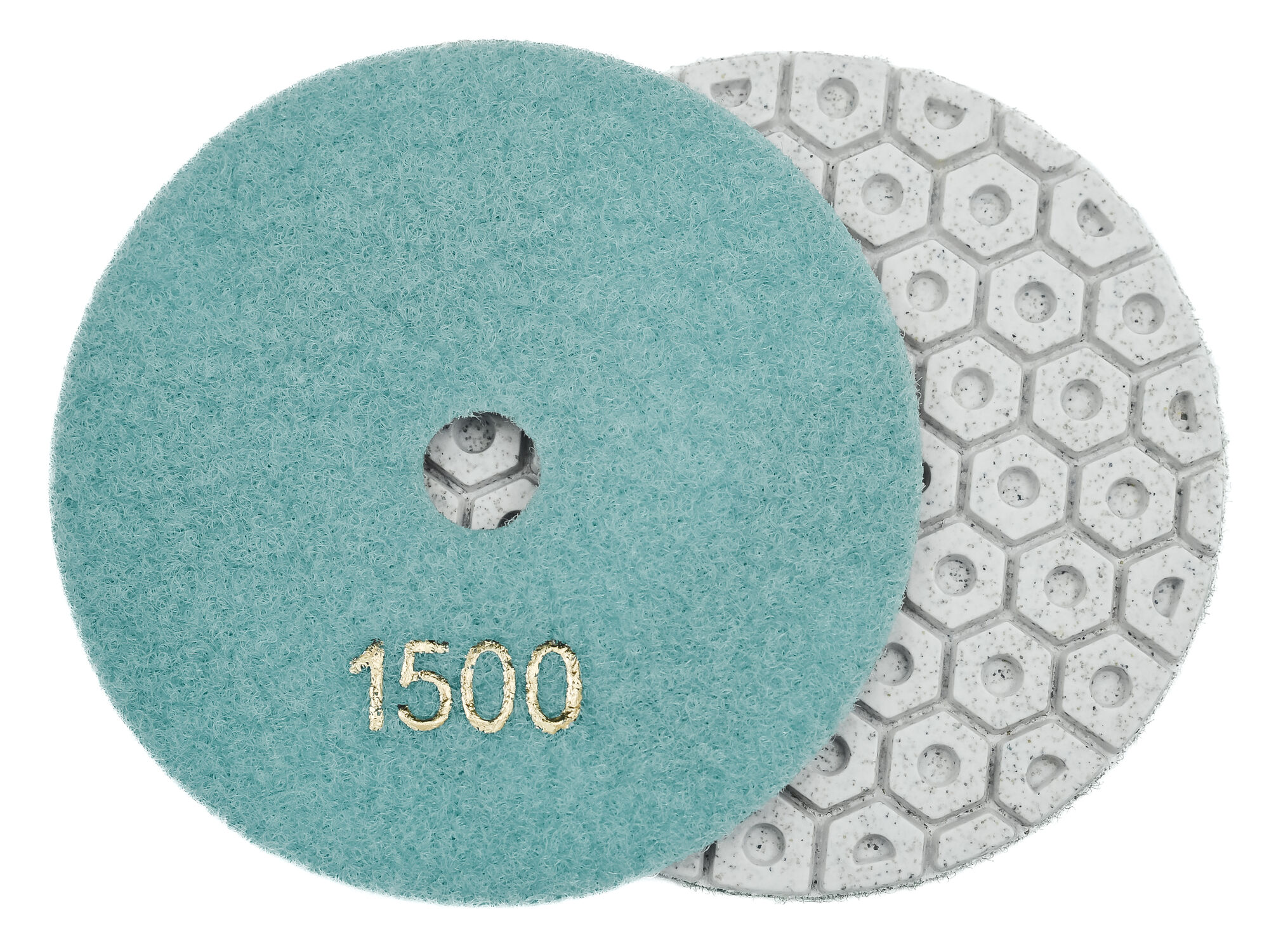 Алмазные гибкие диски "гайки" № 1500 ф100, c водяным охлаждением 7 номеров, 1 шт