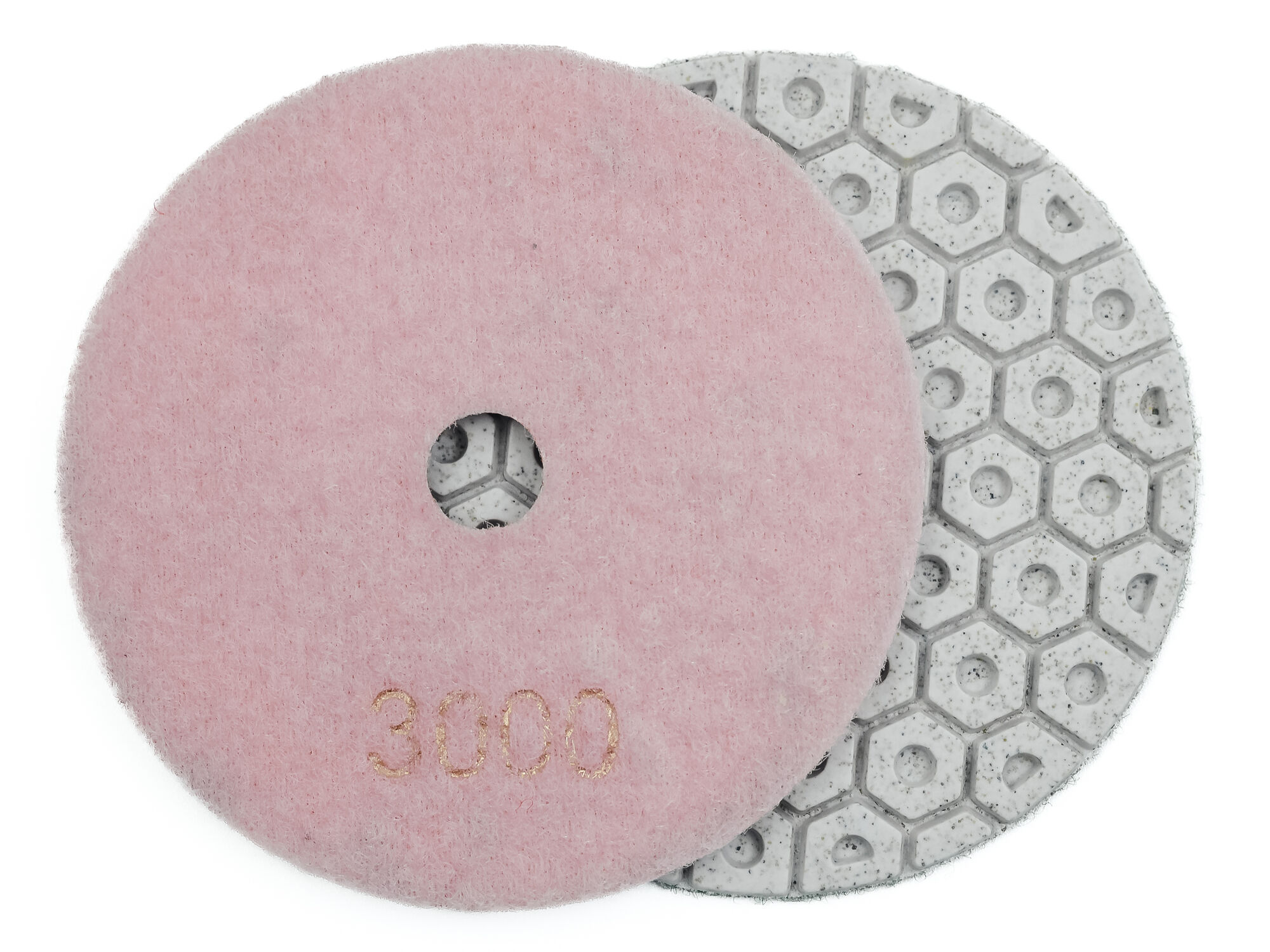 Алмазные гибкие диски "гайки" № 3000 ф100, c водяным охлаждением 7 номеров, 1 шт