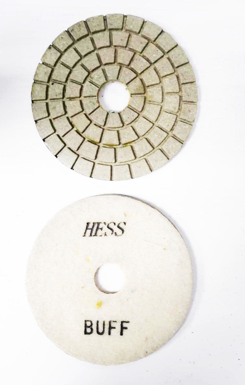 Алмазные гибкие диски БАФФ ф 100 "hess" белый с водяным охлаждением 1 шт