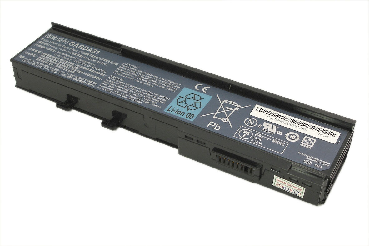 Аккумуляторная батарея BTP-ANJ1 для ноутбука Acer Aspire 3620, 5540 4000-4400mah