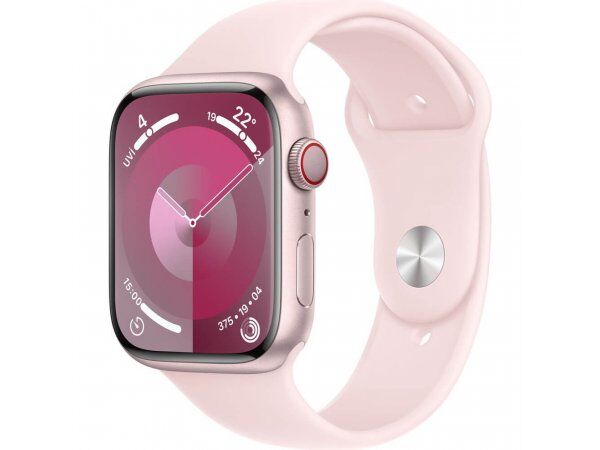 Смарт часы Apple Watch Series 9 GPS, 41mm Pink Aluminium Case with Light Pink Sport Band - M/L