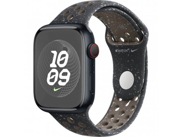 Смарт часы Apple Watch Series 9 GPS, 45mm Midnight Aluminum Case with Midnight Sky Nike Sport Band - M/L