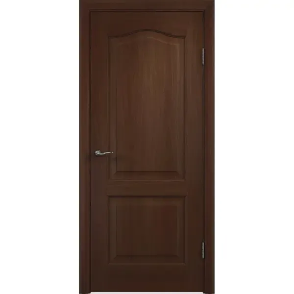 Дверь межкомнатная Антик глухая ПВХ ламинация цвет итальянский орех 60x200 см