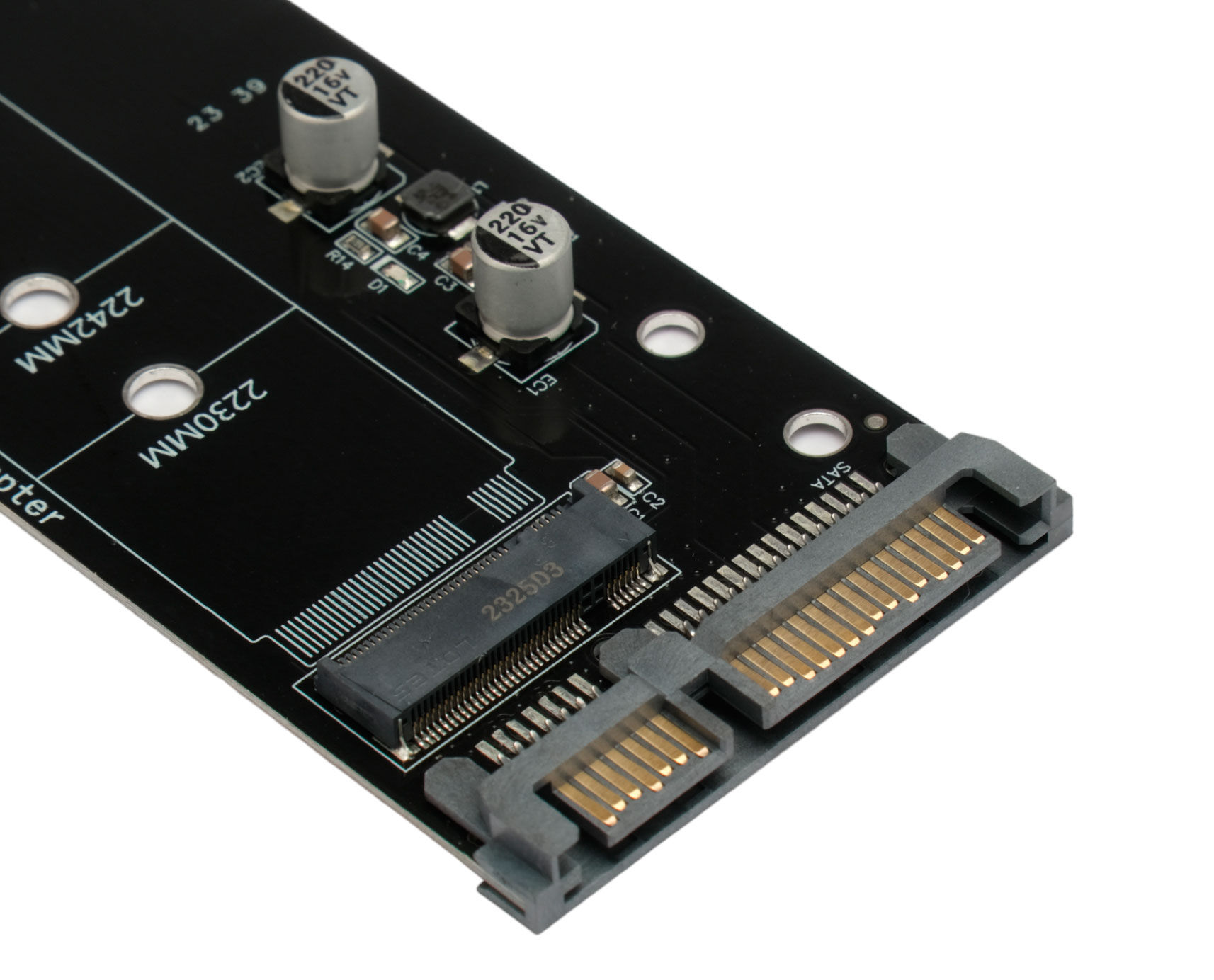 Адаптер для SSD M.2 SATA в разъем SATA EE18-M2S3PCB-02 Cablexpert 2
