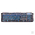 BY Клавиатура мембранная, 104кл., синяя подсветка, металл, синяя кириллица, каб.140см #1